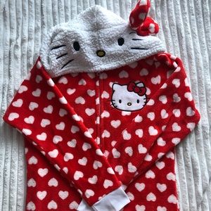 hello kitty onsie pjs